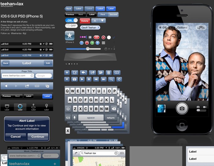 iPhone 5iOS 6 GUI